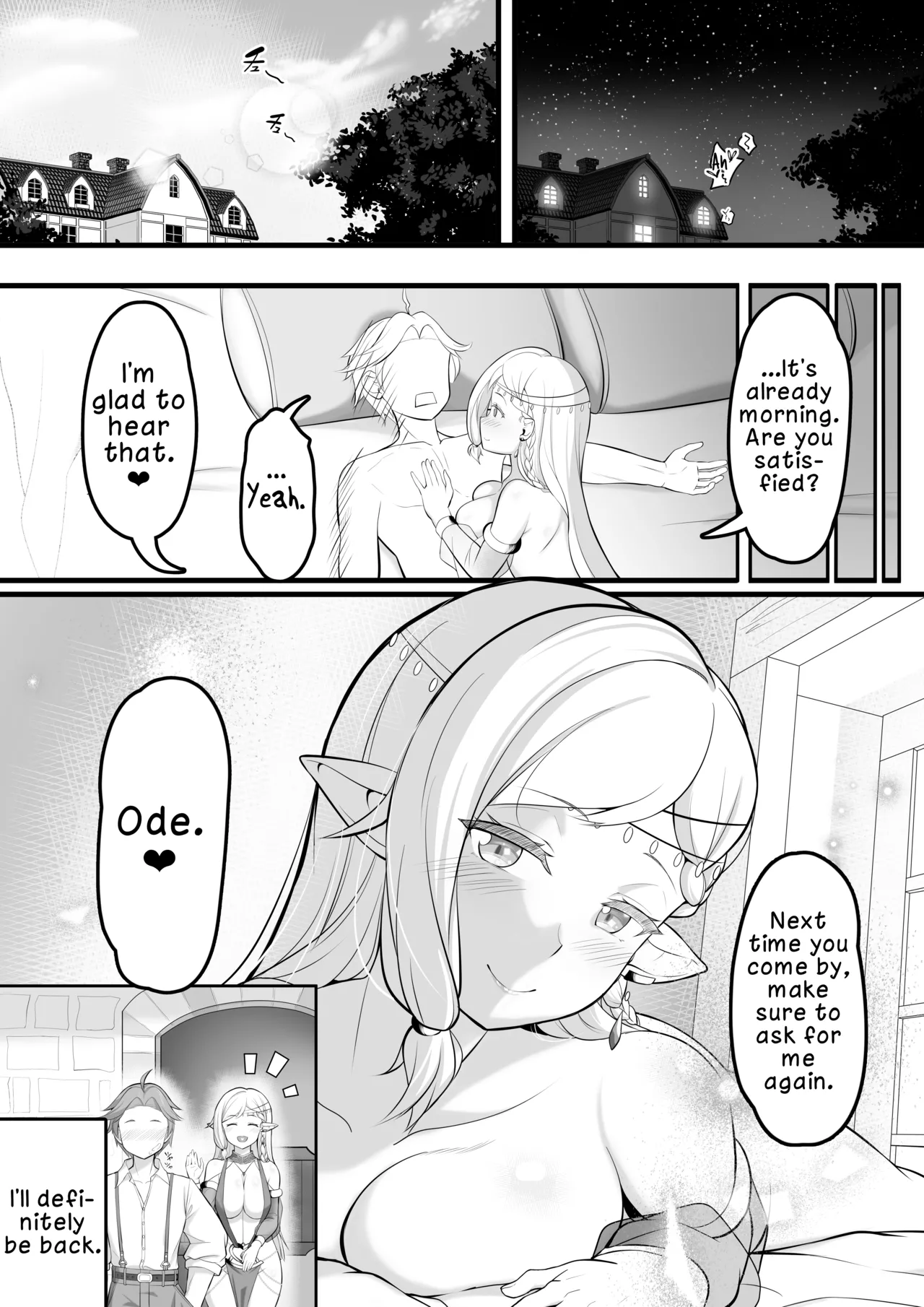 Hentai Manga Comic-The Story of When I Went to a Dancer Brothel and a Beautiful Elf Dancer Milked Me Dry-Read-32
